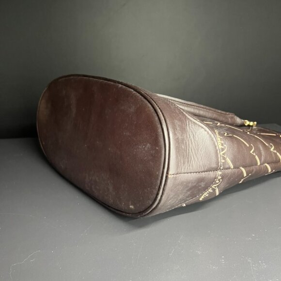 Rudolph Valentino brown handbag EUC - Picture 5 of 5